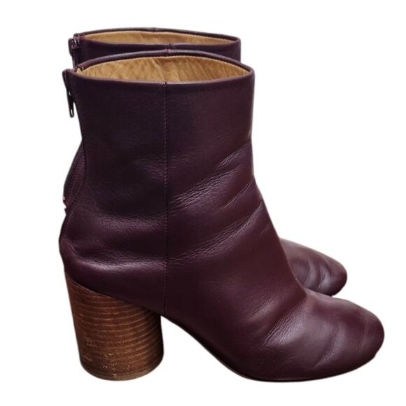 Vintage Maison Martin Margiela Tabi Leather Ankle Boots Size EU 37/US 6.5 - Picture 5 of 13